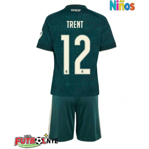 Camiseta Real Madrid Alexander-Arnold #12 Visitante Equipación para niños 2026-27 manga corta (+ pantalones cortos)